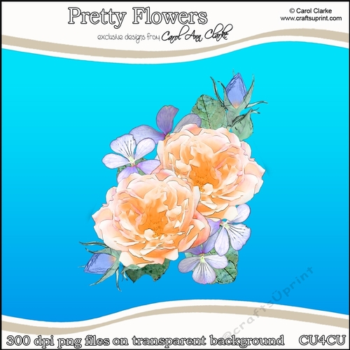 Pretty Flowers - CU4CU Digital Clip Art Set