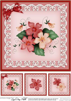 Pretty Viola 8 x 8 Quick Card Topper