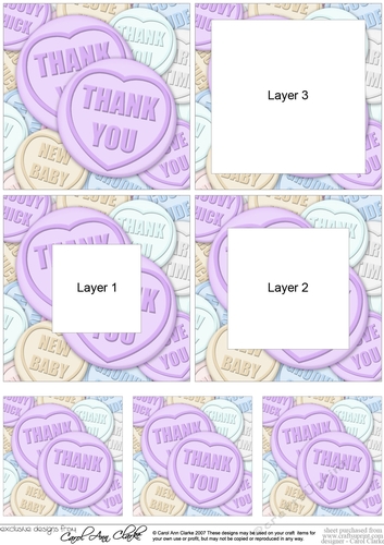 Thank You Sweet Heart - Tunnel Topper