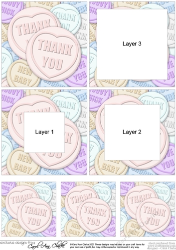 Thank You Sweet Heart - Tunnel Topper
