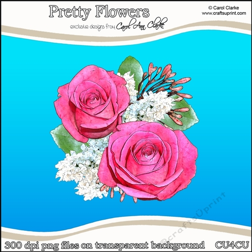 Pretty Flowers - CU4CU Digital Clip Art Set