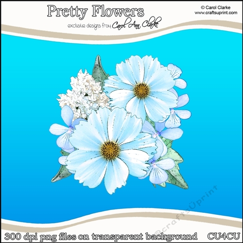 Pretty Flowers - CU4CU Digital Clip Art Set