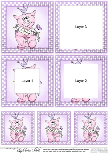 Princess Piggywig - Tunnel Topper