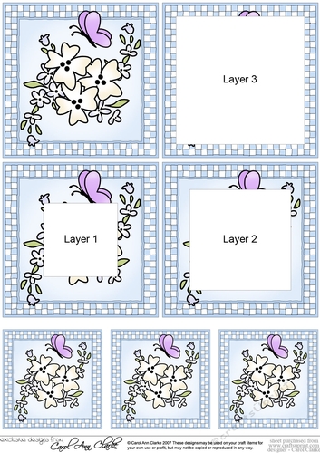 Flowers & Butterfly - Tunnel Topper