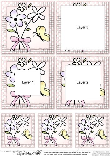 Flowers & Butterfly - Tunnel Topper
