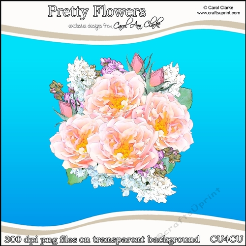 Pretty Flowers - CU4CU Digital Clip Art Set