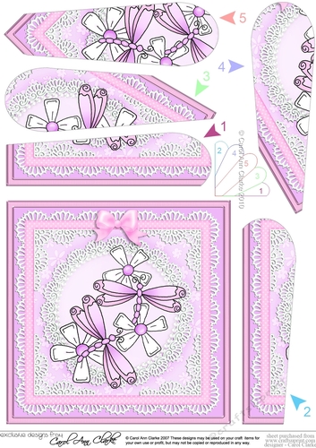 Dreamy Dragonflies Quick Card - Fan Pyramage Topper