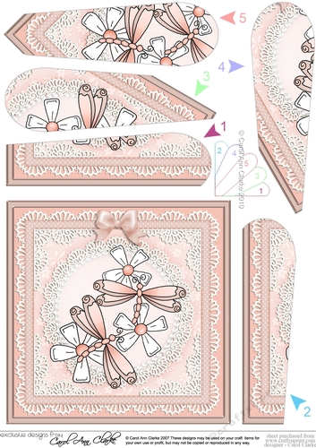 Dreamy Dragonflies Quick Card - Fan Pyramage Topper