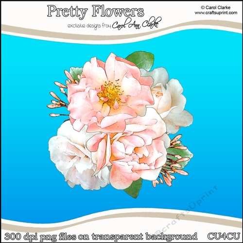 Pretty Flowers - CU4CU Digital Clip Art Set