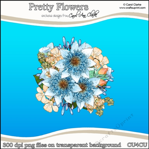 Pretty Flowers - CU4CU Digital Clip Art Set