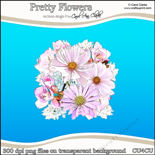 Pretty Flowers - CU4CU Digital Clip Art Set