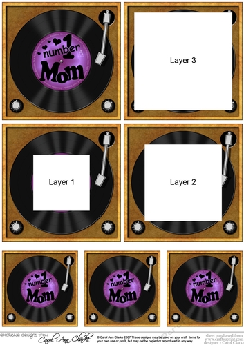 Number 1 Mom Record - Tunnel Topper