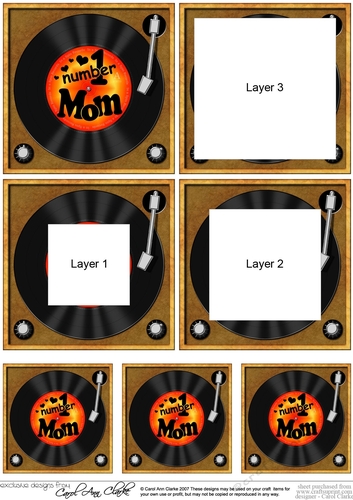 Number 1 Mom Record - Tunnel Topper