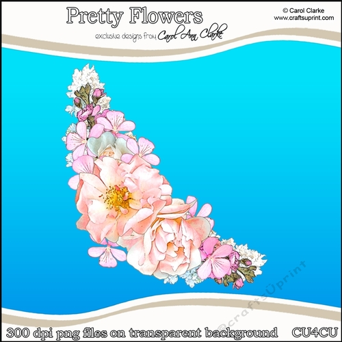 Pretty Flowers - CU4CU Digital Clip Art Set