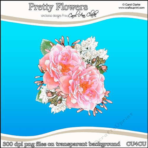 Pretty Flowers - CU4CU Digital Clip Art Set