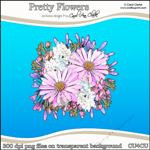 Pretty Flowers - CU4CU Digital Clip Art Set