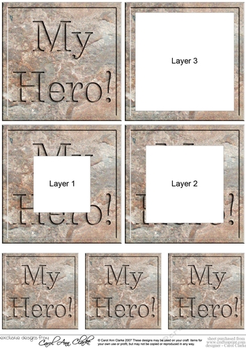 My Hero! Set in Stone Tunnel Topper