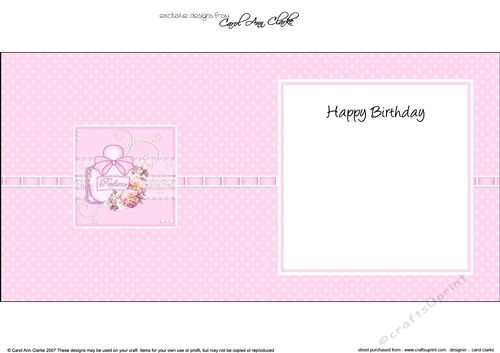 Perfume, Flowers & Lace - Scalloped Corner Stacker