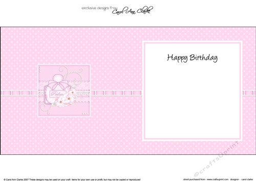 Perfume, Flowers & Lace - Scalloped Corner Stacker