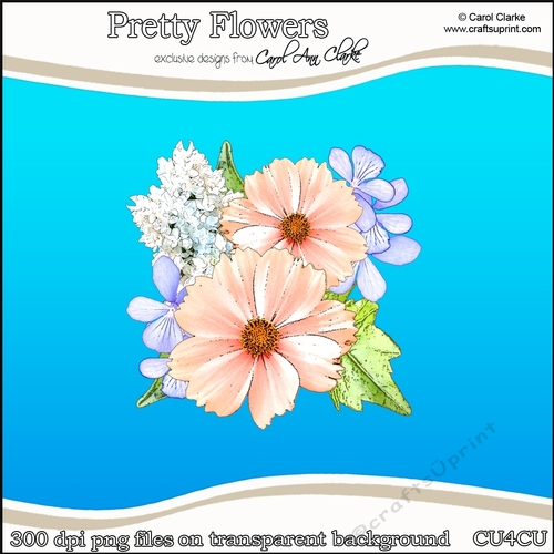 Pretty Flowers - CU4CU Digital Clip Art Set