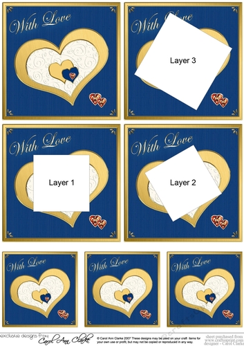 Elegant Hearts - Twisted Tunnel Topper