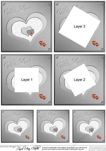 Elegant Hearts - Twisted Tunnel Topper