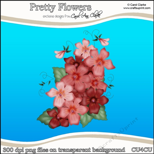 Pretty Flowers - CU4CU Digital Clip Art Set