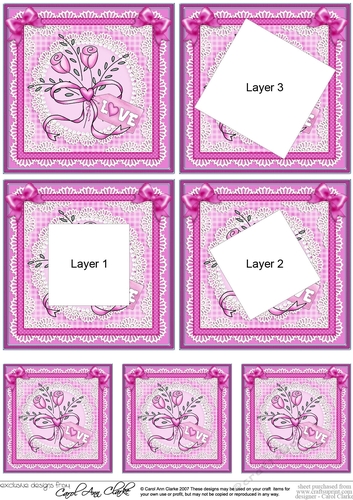 Lovely Roses - Twisted Tunnel Topper