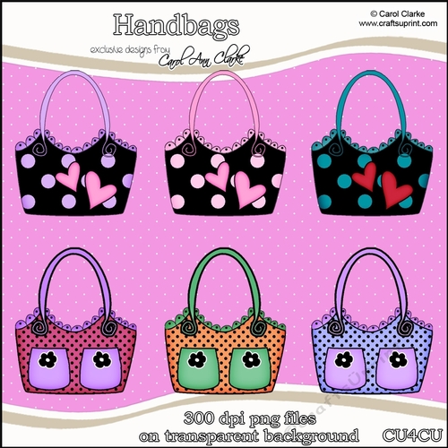 Handbags - CU4CU Digital Clip Art Set