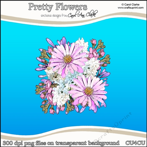 Pretty Flowers - CU4CU Digital Clip Art Set