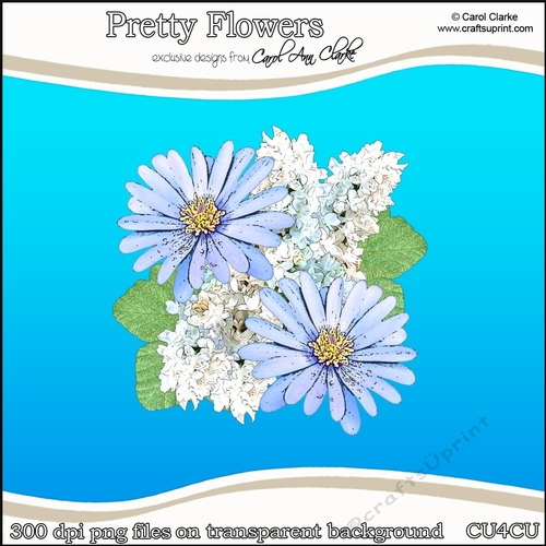 Pretty Flowers - CU4CU Digital Clip Art Set