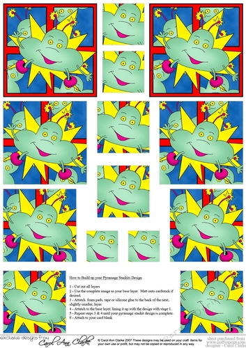 Aliens Out of this World  - Pyramage sheet