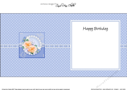 A Touch of Elegance Roses Pearls and Lace square landscape insert