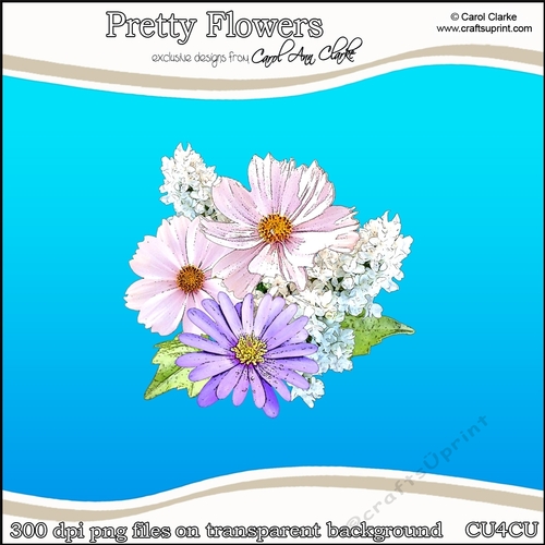 Pretty Flowers - CU4CU Digital Clip Art Set