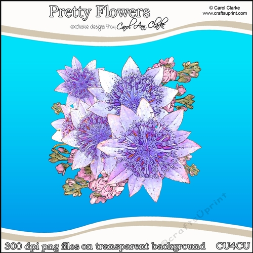 Pretty Flowers - CU4CU Digital Clip Art Set