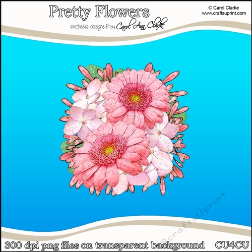 Pretty Flowers - CU4CU Digital Clip Art Set