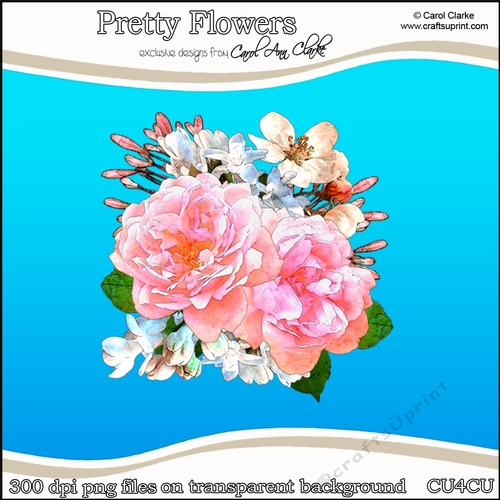 Pretty Flowers - CU4CU Digital Clip Art Set