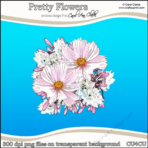 Pretty Flowers - CU4CU Digital Clip Art Set