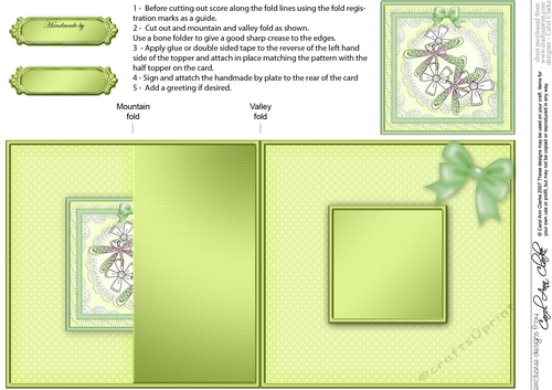 Dreamy Dragonflies No-Hole Fold Back Card