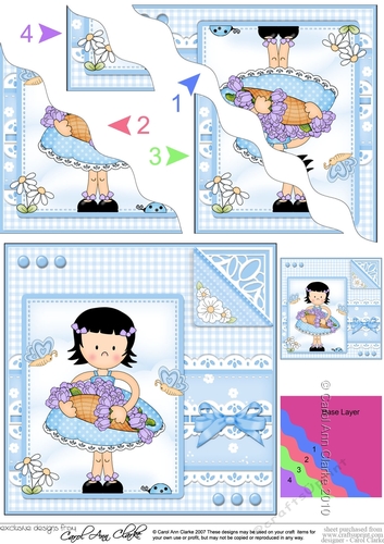 Cute Girlz & Lace Wavey Corner Stacker