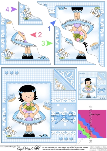 Cute Girlz & Lace Wavey Corner Stacker