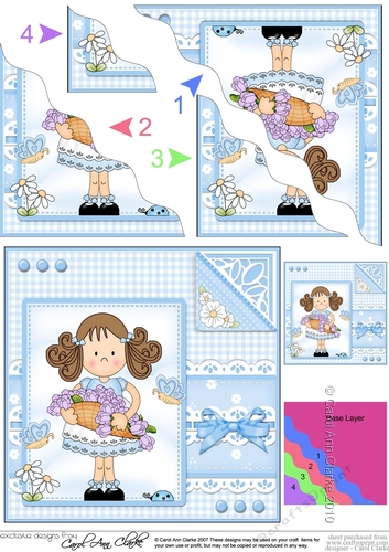 Cute Girlz & Lace Wavey Corner Stacker