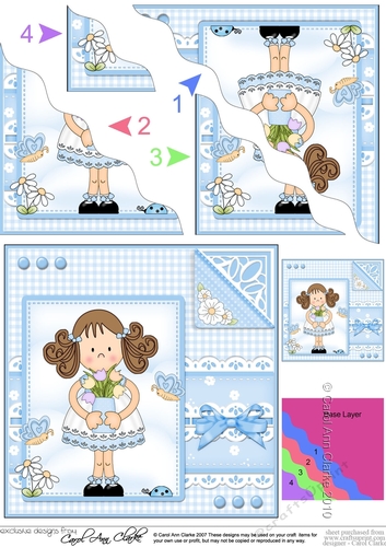 Cute Girlz & Lace Wavey Corner Stacker