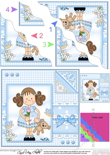 Cute Girlz & Lace Wavey Corner Stacker