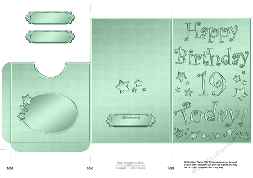 Elegant Metallic 19th Birthday Lottery Wallet Card