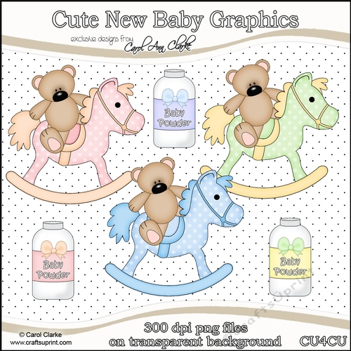 Cute New Baby - CU4CU Digital Clip Art Set
