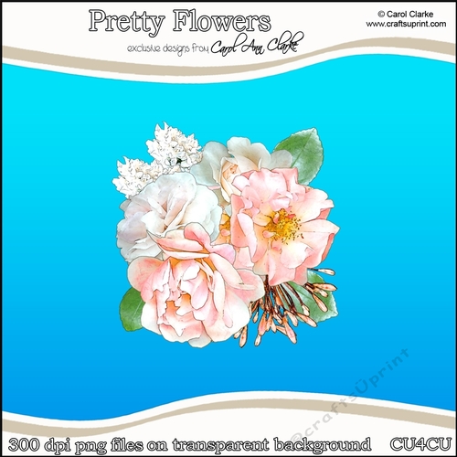 Pretty Flowers - CU4CU Digital Clip Art Set