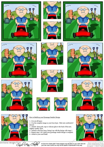 Old Man Bert - Pyramage sheet