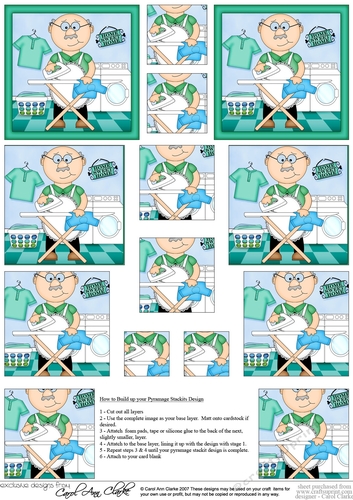 Old Man Bert - Pyramage sheet