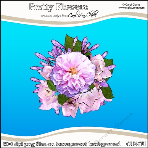 Pretty Flowers - CU4CU Digital Clip Art Set